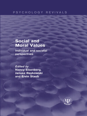 cover image of Social and Moral Values